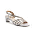 ROS HOMMERSON LETTIE II WOMEN STRAP SANDAL IN WHITE CASHMERE LEATHER - TLW Shoes