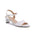 ROS HOMMERSON LYDIA WOMEN ADJUSTABLE BUCKLE STRAP SANDAL IN WHITE CASHMERE LEATHER - TLW Shoes