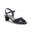 ROS HOMMERSON LYDIA WOMEN ADJUSTABLE BUCKLE STRAP SANDAL IN NAVY SUEDE - TLW Shoes