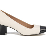 ROS HOMMERSON MIRA WOMEN'S PUMP SHOE IN IVORY - TLW Shoes