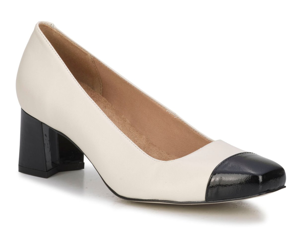 ROS HOMMERSON MIRA WOMEN'S PUMP SHOE IN IVORY - TLW Shoes