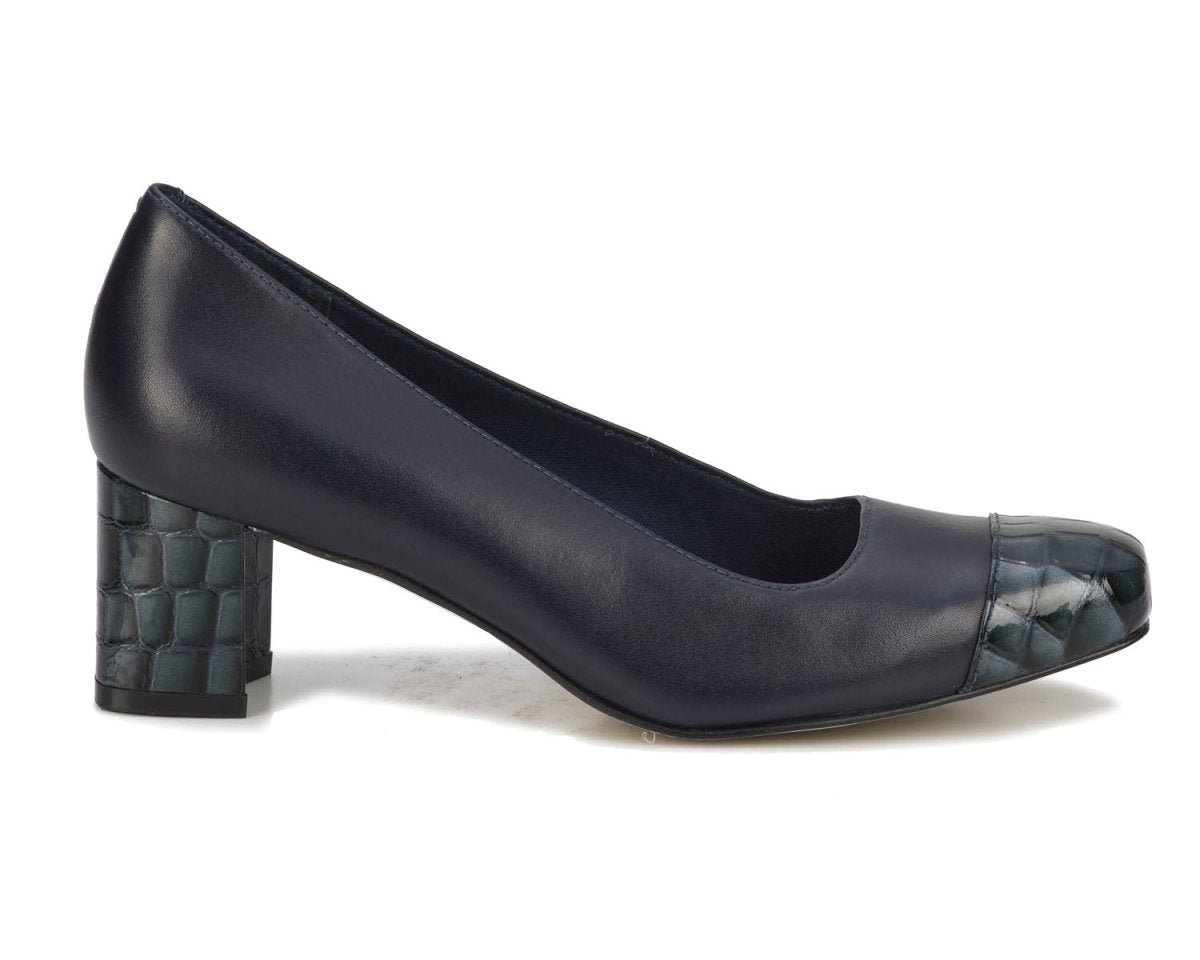 ROS HOMMERSON MIRA WOMEN'S PUMP SHOE IN NAVY - TLW Shoes