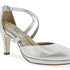 ROS HOMMERSON PAMMY WOMEN'S PLATFORM HEELS SANDAL IN SILVER - TLW Shoes
