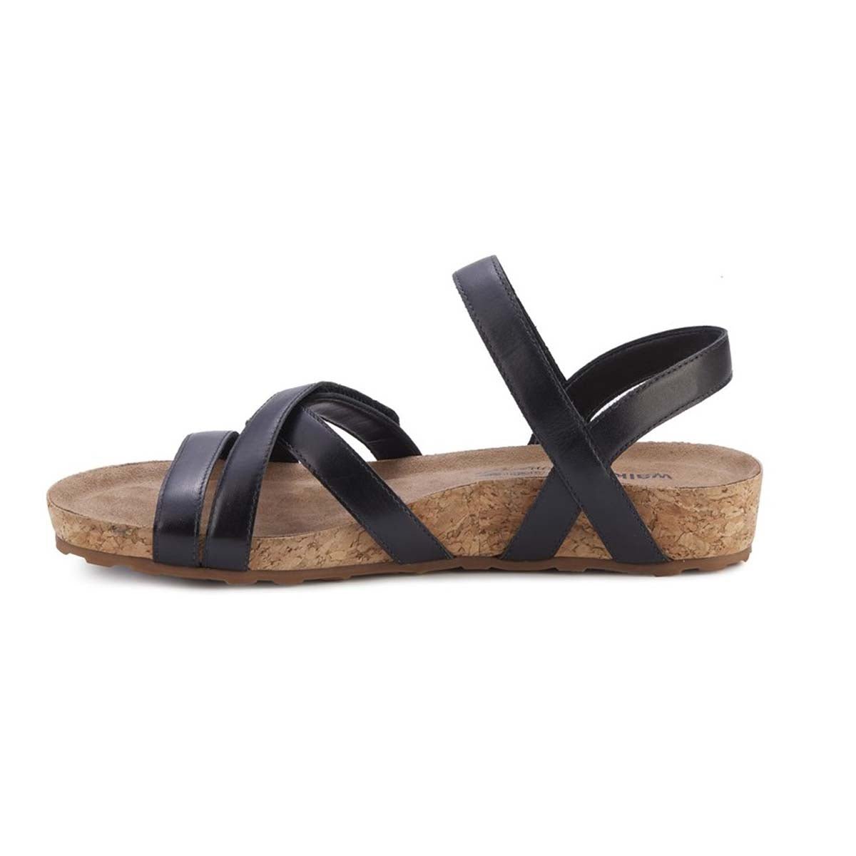 ROS HOMMERSON POOL WOMEN'S ADJUSTABLE STRAPS SANDAL IN BLACK - TLW Shoes