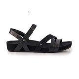 ROS HOMMERSON POOL WOMEN'S ADJUSTABLE STRAPS SANDAL IN BLACK MULTI - TLW Shoes