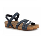 ROS HOMMERSON POOL WOMEN'S ADJUSTABLE STRAPS SANDAL IN NAVY - TLW Shoes