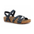 ROS HOMMERSON POOL WOMEN'S ADJUSTABLE STRAPS SANDAL IN NAVY - TLW Shoes