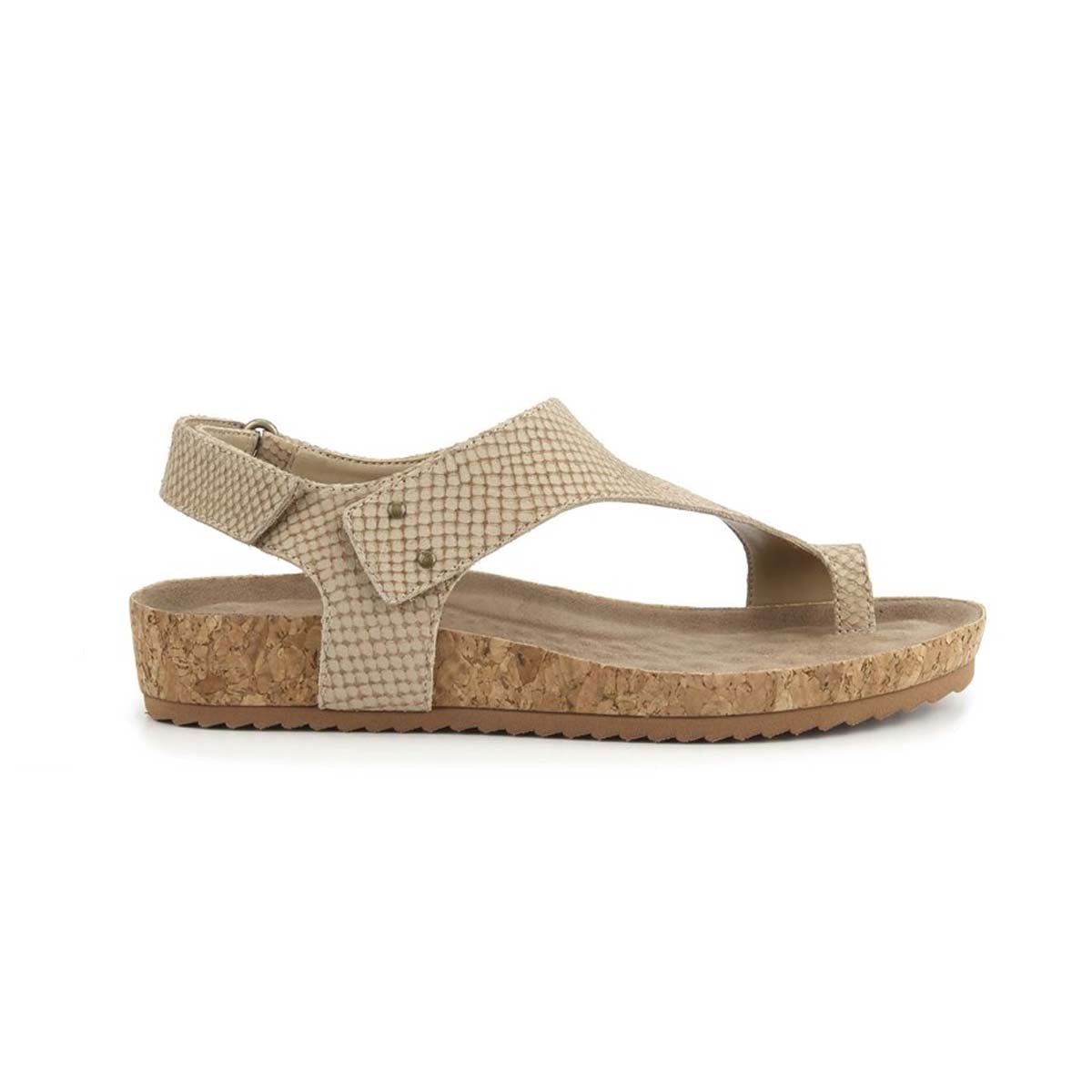 ROS HOMMERSON PRESTON WOMEN'S ADJUSTABLE STRAPS SANDAL IN TAUPE - TLW Shoes