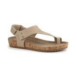 ROS HOMMERSON PRESTON WOMEN'S ADJUSTABLE STRAPS SANDAL IN TAUPE - TLW Shoes
