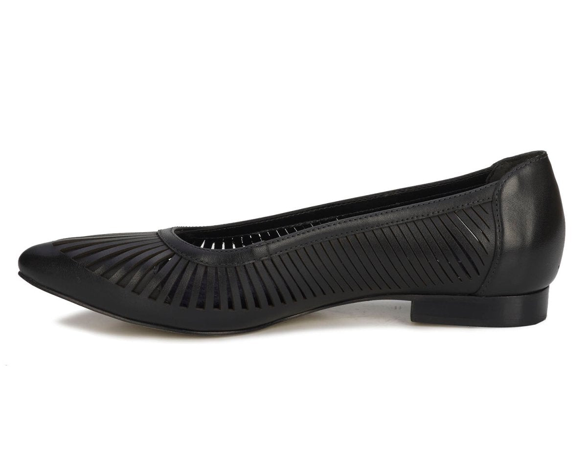 ROS HOMMERSON ROXI WOMEN'S FLAT SLIP-ON SHOES IN BLACK - TLW Shoes