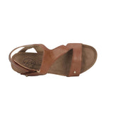 ROS HOMMERSON TRACI WOMEN'S HOOK AND LOOP STRAPS SANDAL IN LUGGAGE TAN - TLW Shoes