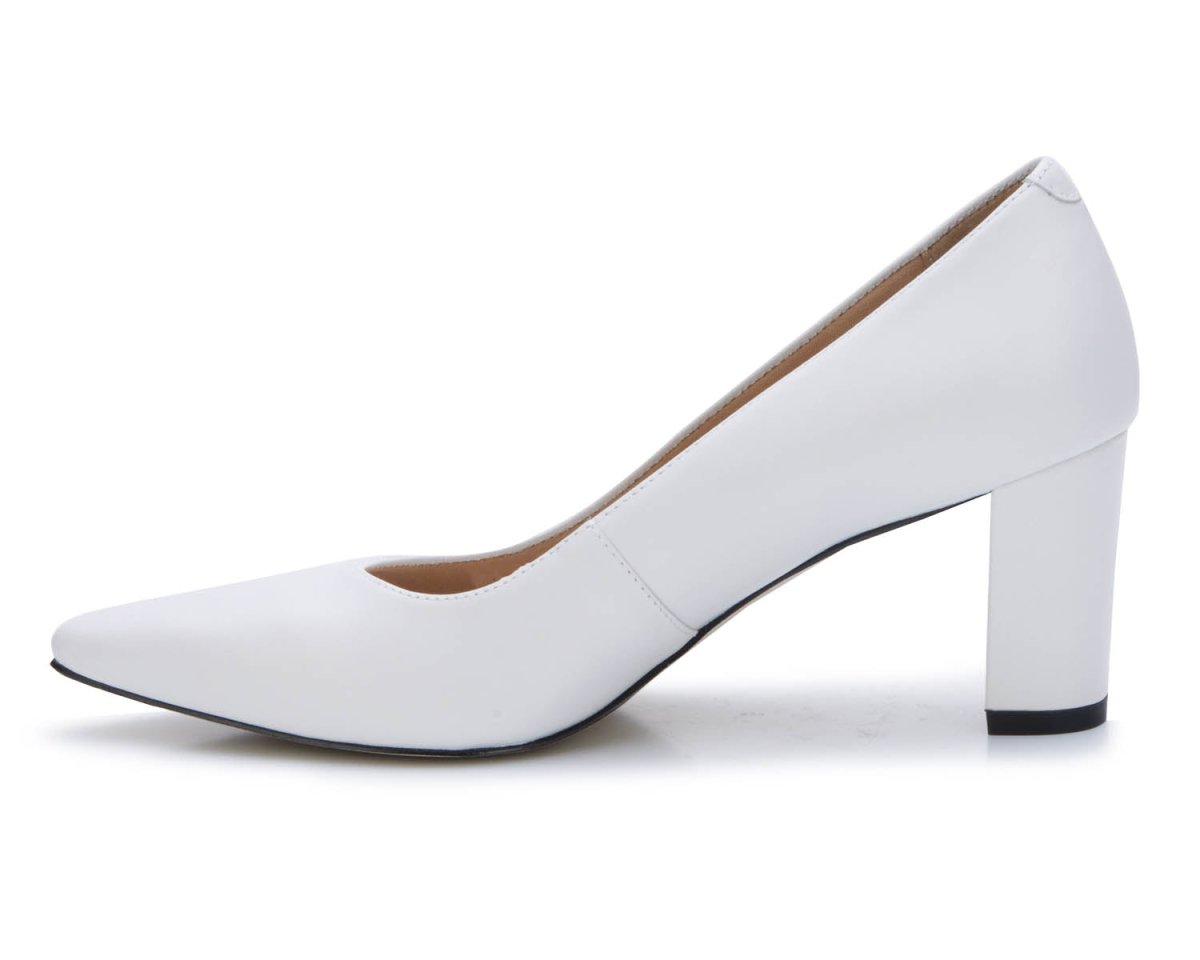 ROS HOMMERSON SAMANTHA WOMEN'S PUMP SHOES IN WHITE - TLW Shoes