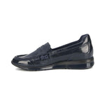 ROS HOMMERSON DANNON WOMEN'S LOAFER SLIP-ON SHOES IN NAVY - TLW Shoes