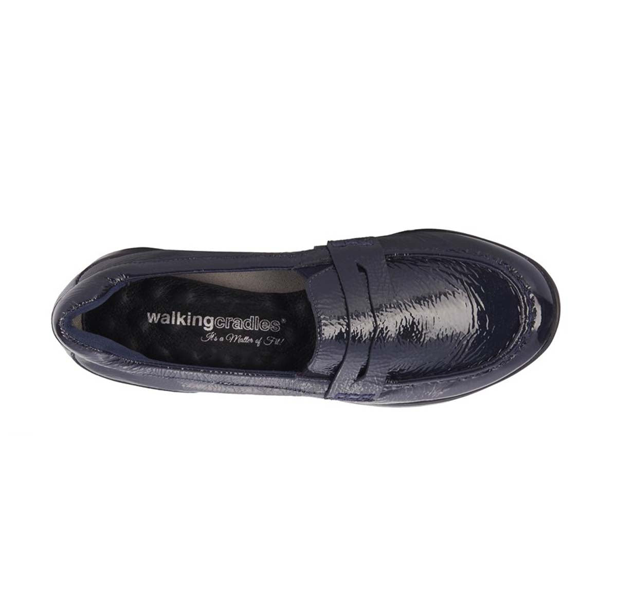 ROS HOMMERSON DANNON WOMEN'S LOAFER SLIP-ON SHOES IN NAVY - TLW Shoes