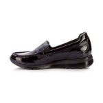 ROS HOMMERSON DANNON WOMEN'S LOAFER SLIP-ON SHOES IN BLACK PATENT - TLW Shoes