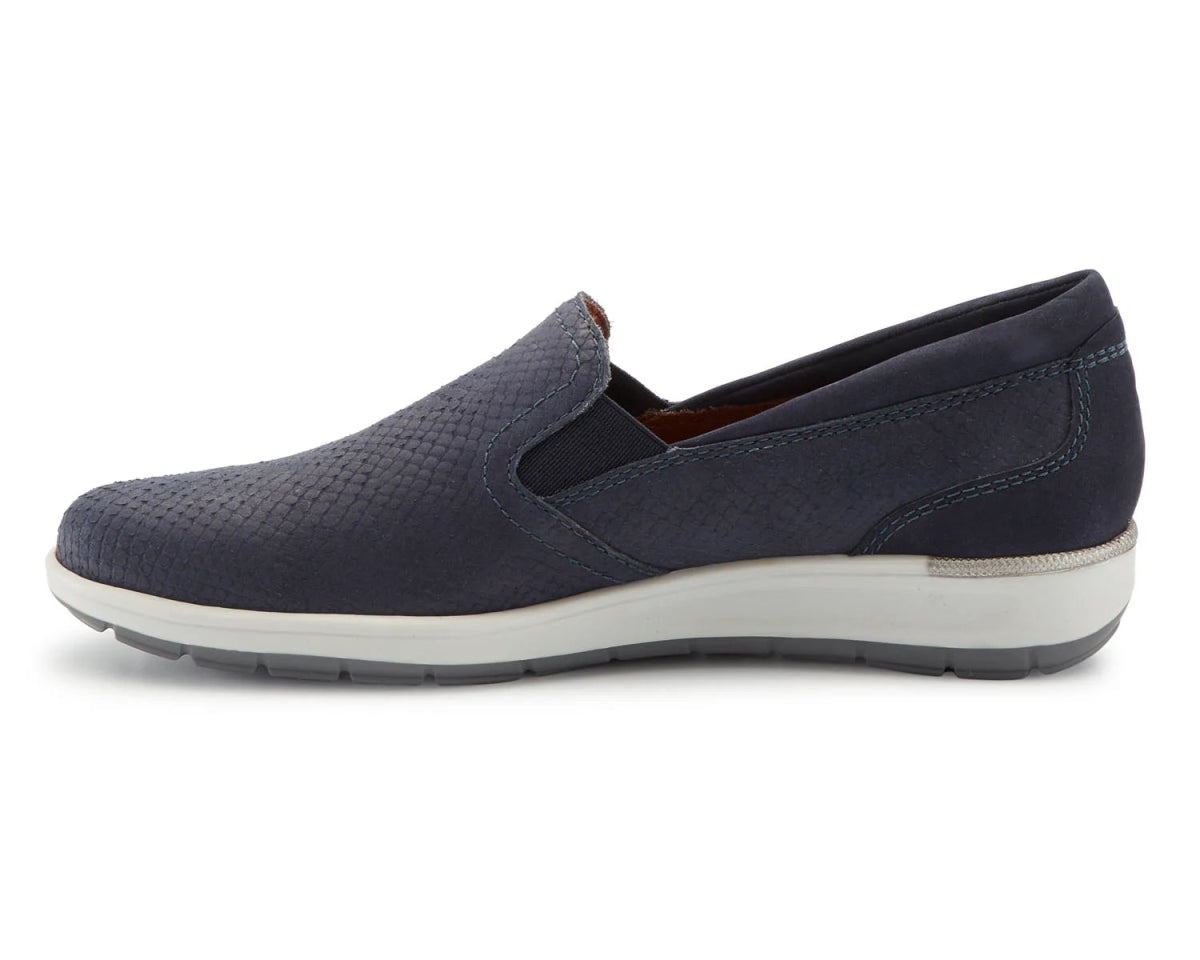 ROS HOMMERSON ORLEANS WOMEN'S SLIP-ON CASUAL SNEAKER IN NAVY - TLW Shoes