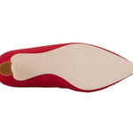 ROS HOMMERSON SADEE WOMEN'S PUMP SLIP-ON SHOES IN RED - TLW Shoes