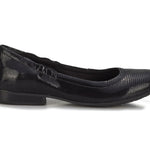 ROS HOMMERSON TESS WOMEN'S FLAT SLIP-ON SHOES IN BLACK PRINT - TLW Shoes
