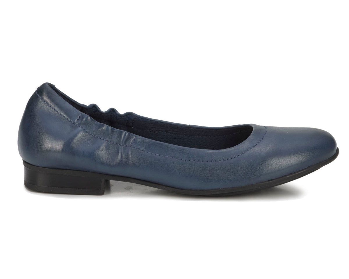 ROS HOMMERSON TESS WOMEN'S FLAT SLIP-ON SHOES IN NAVY - TLW Shoes