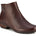 ROS HOMMERSON EZRA WOMEN'S INSIDE ZIPPER ANKLE BOOTIE IN BROWN - TLW Shoes
