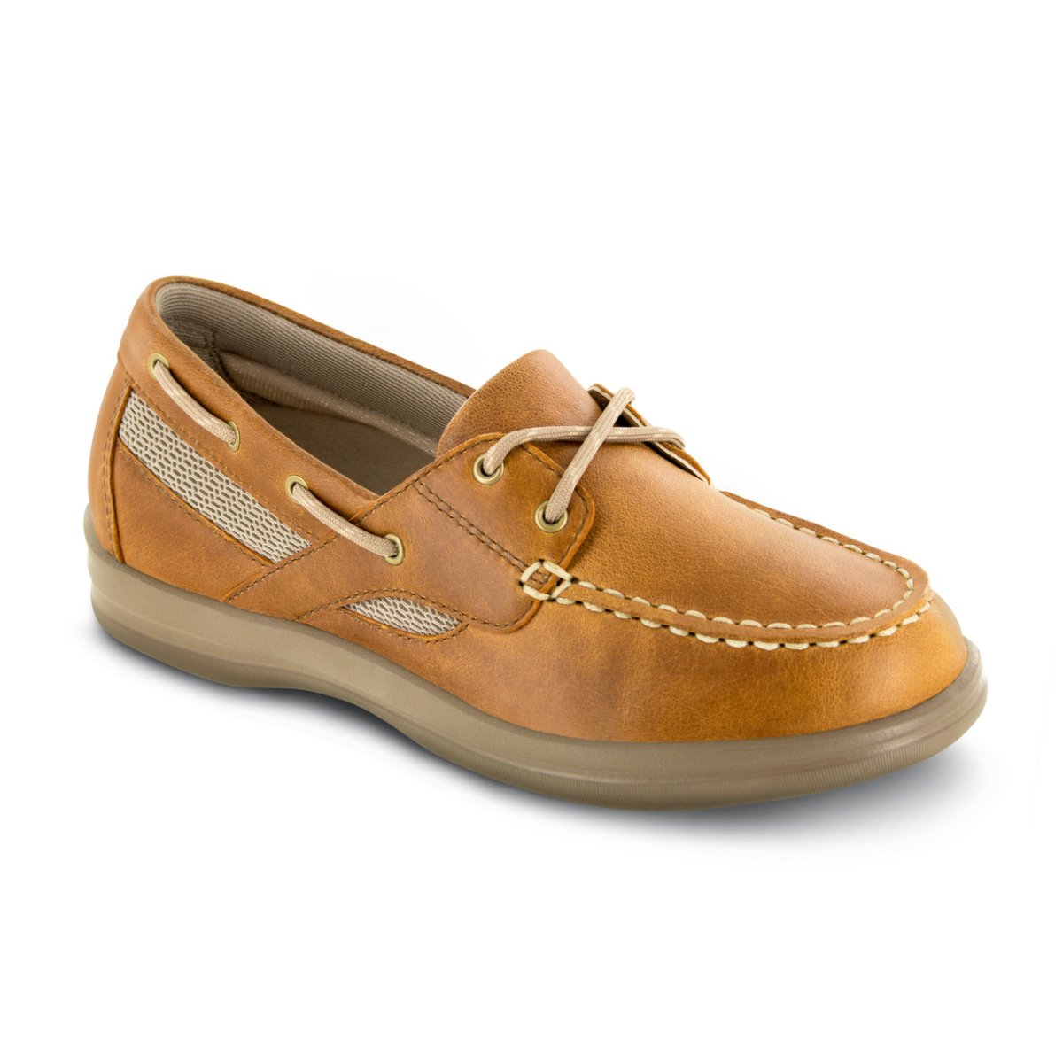 APEX SYDNEY BOAT SHOE WOMEN'S IN CAMEL - TLW Shoes