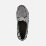 APEX A2210W PETALS SYDNEY CANVAS WOMEN'S BOAT SHOES IN GREY - TLW Shoes