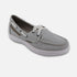 APEX A2210W PETALS SYDNEY CANVAS WOMEN'S BOAT SHOES IN GREY - TLW Shoes