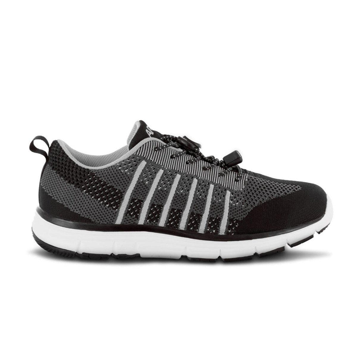 Apex A7000m Bolt Knit Lace Up Men's Active Shoe In Black/grey - TLW Shoes