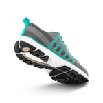 APEX A7000W BREEZE KNIT LACE UP WOMEN'S ACTIVE SHOE IN OCEAN/GRAY - TLW Shoes