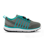 APEX A7000W BREEZE KNIT LACE UP WOMEN'S ACTIVE SHOE IN OCEAN/GRAY - TLW Shoes