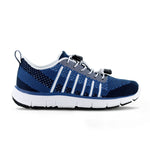 APEX A7100W BREEZE KNIT LACE UP WOMEN'S ACTIVE SHOE IN NAVY/BLUE - TLW Shoes