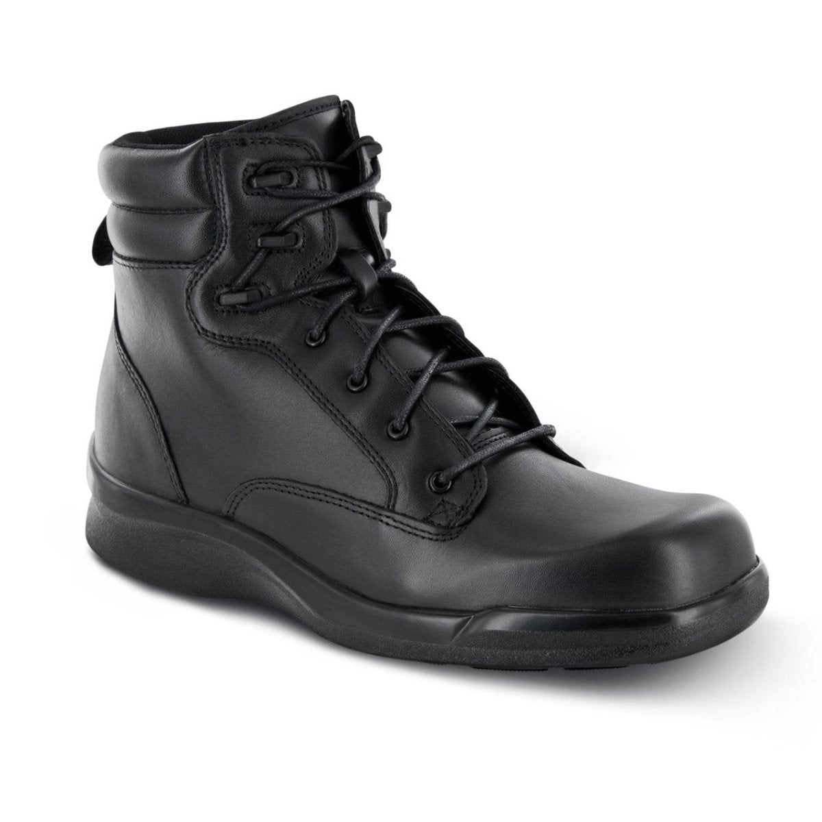 APEX B4500M AMBULATOR BIO LACE-UP MEN'S WORK BOOT IN BLACK - TLW Shoes
