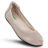 APEX BF110W BALLET FLAT WOMEN'S CASUAL SHOE IN BEIGE - TLW Shoes