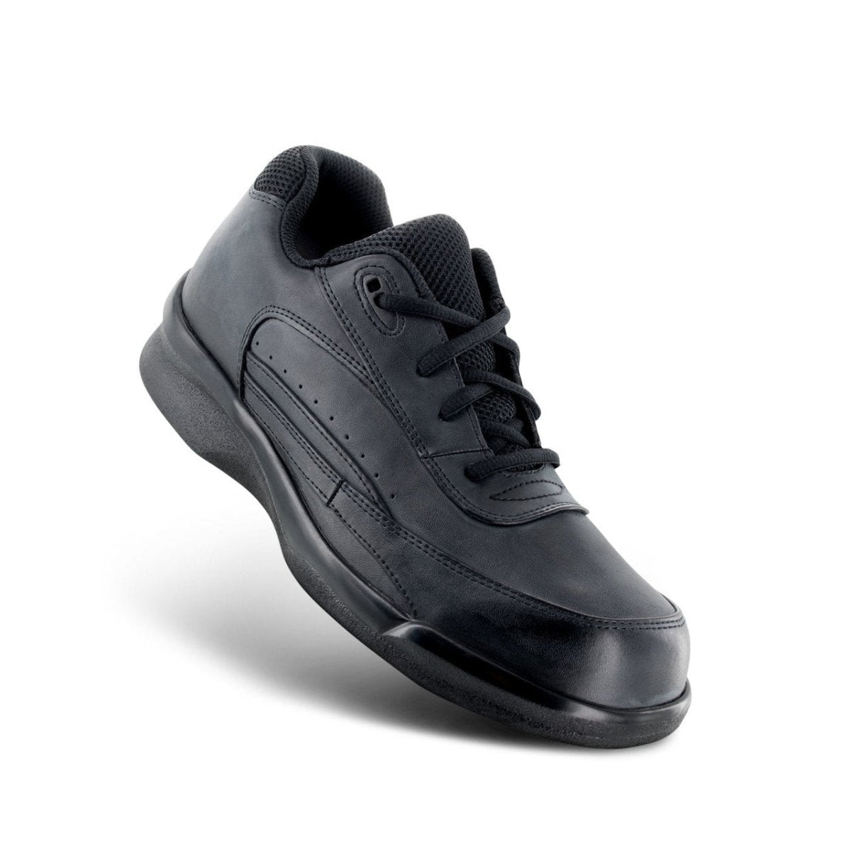 Apex G7000m Ambulator Athletic Men's Lace Walking Shoe In Black - TLW Shoes