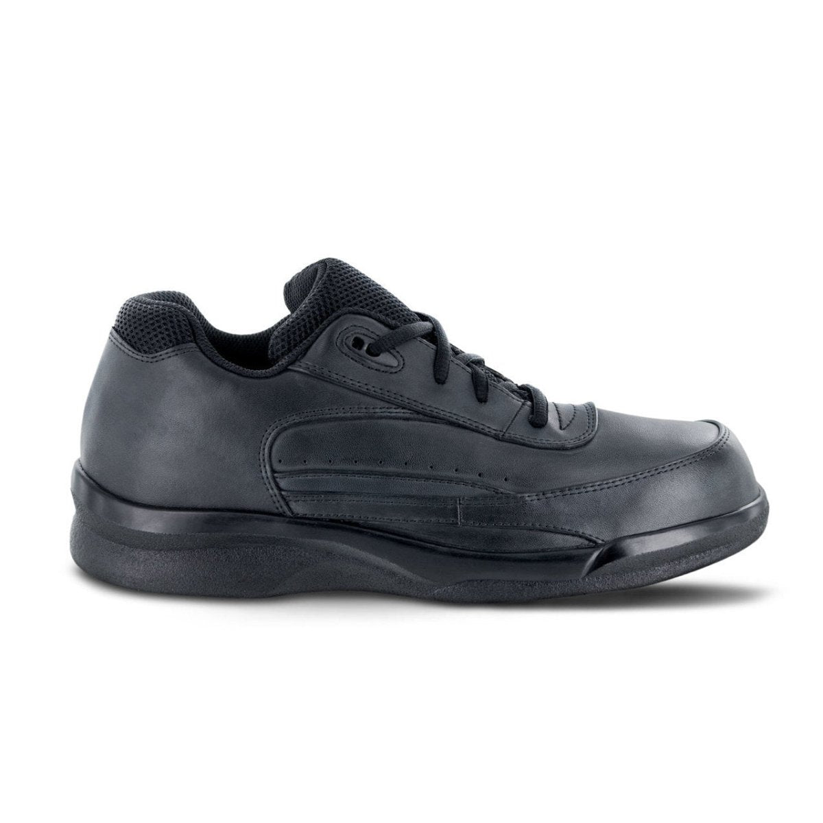 Apex G7000m Ambulator Athletic Men's Lace Walking Shoe In Black - TLW Shoes