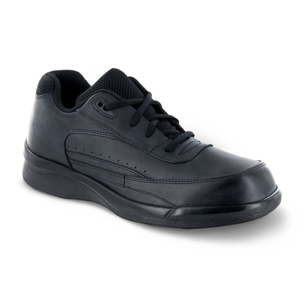 Apex G7000m Ambulator Athletic Men's Lace Walking Shoe In Black - TLW Shoes