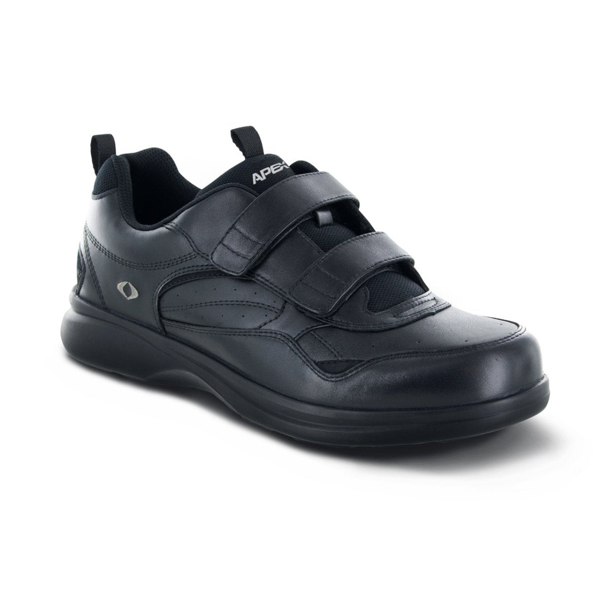 Apex G8010m Ambulator Athletic Double Strap Men's Active Shoe In Black - TLW Shoes