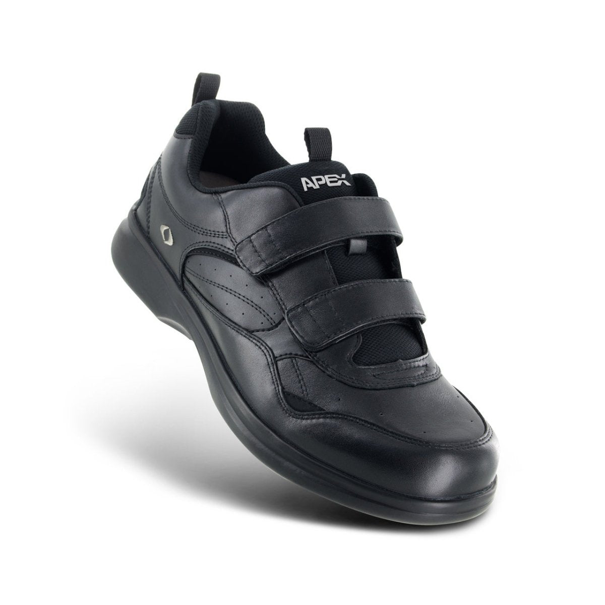 Apex G8010m Ambulator Athletic Double Strap Men's Active Shoe In Black - TLW Shoes