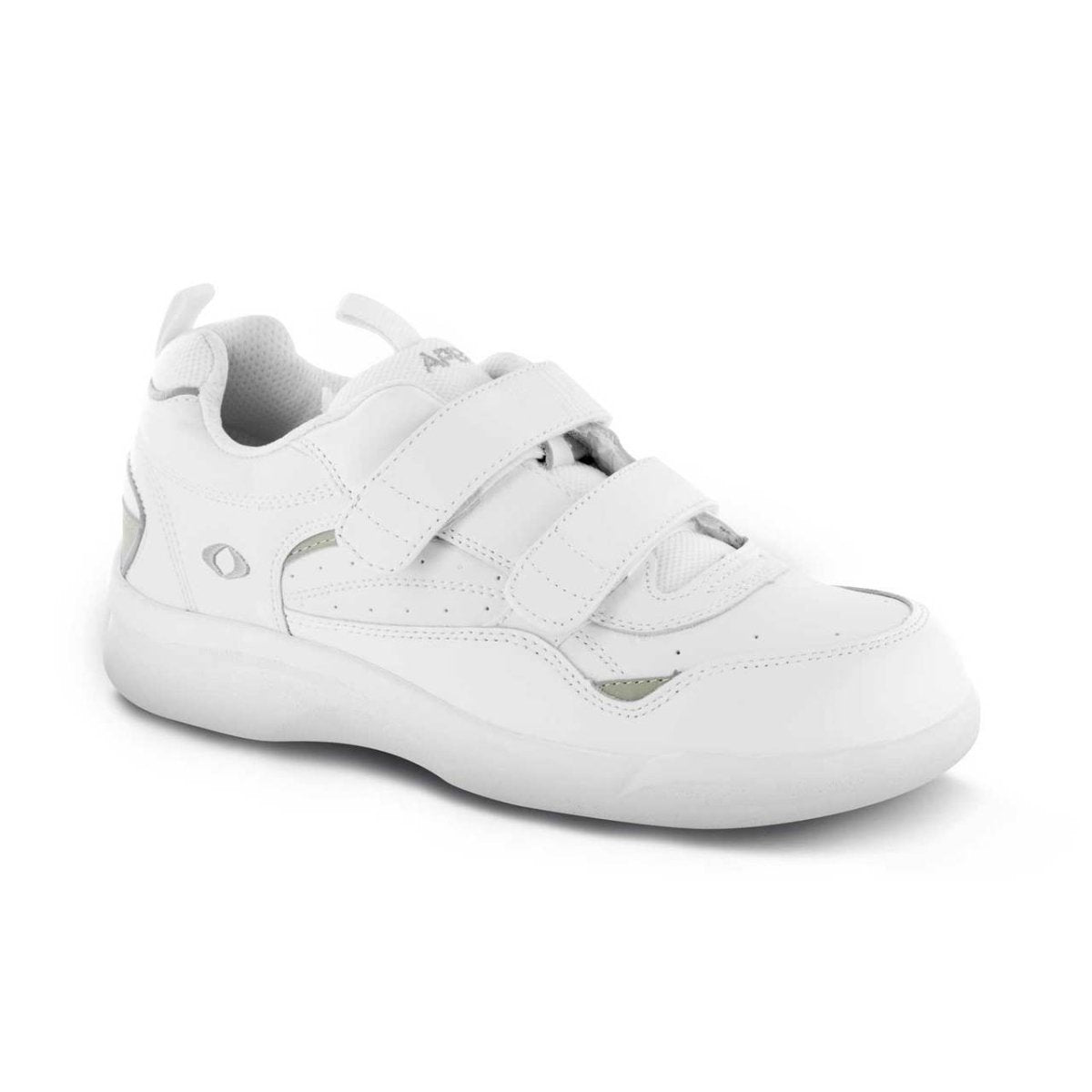 Apex G8210m Ambulator Athletic Double Strap Men's Active Shoe In White - TLW Shoes