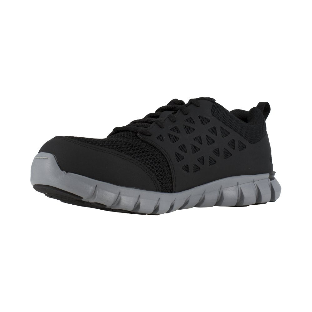 Reebok Sublite Cushion Athletic Work Shoe Women's Composite Toe Ib041 In Black - TLW Shoes