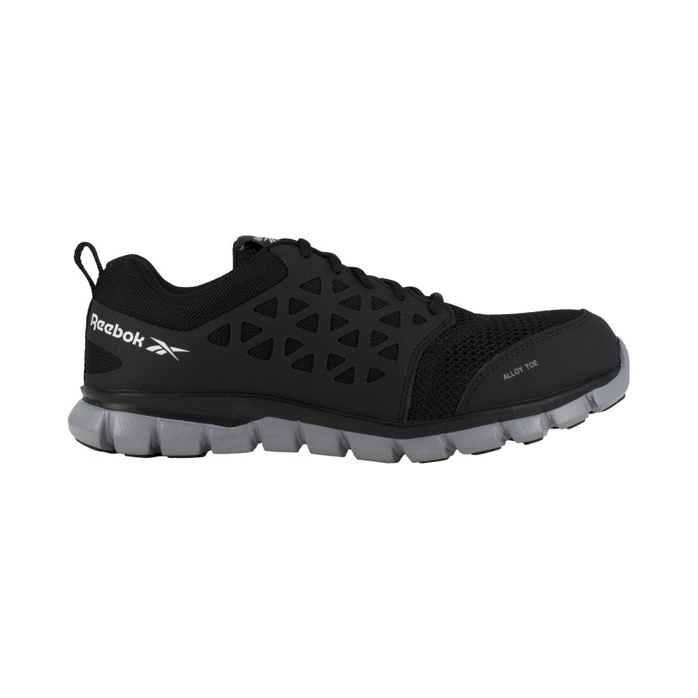 Reebok Sublite Cushion Athletic Work Shoe Women's Composite Toe Ib041 In Black - TLW Shoes