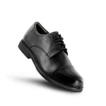 APEX LEXINGTON CAP TOE MEN'S OXFORD DRESS SHOE IN BLACK - TLW Shoes