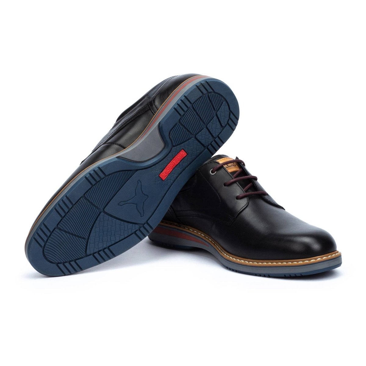 PIKOLINOS AVILA M1T-4050 MEN'S LACE-UP LEATHER SHOES IN BLACK - TLW Shoes