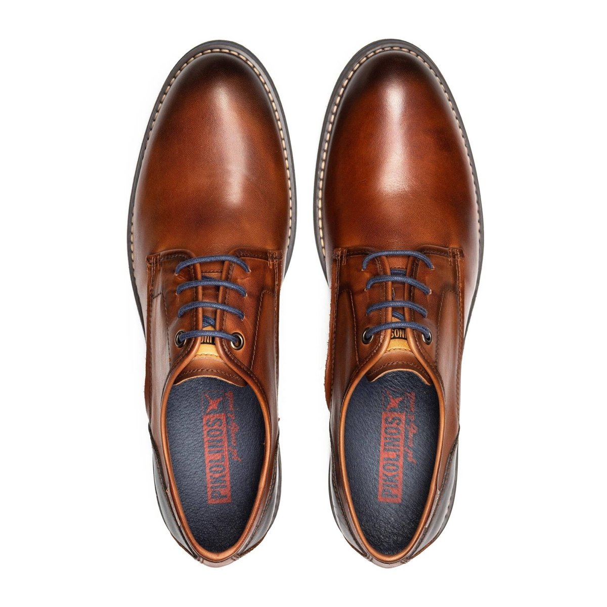 PIKOLINOS YORK M2M-4178 MEN'S LACE-UP SHOES IN CUERO - TLW Shoes