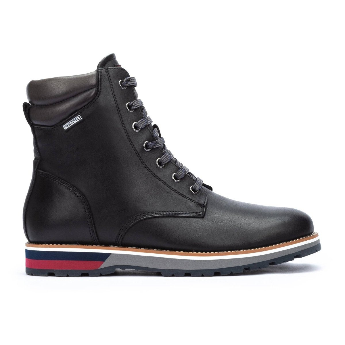 PIKOLINOS PIRINEOS M6S-N8113 MEN'S WARM LINING ANKLE BOOTS IN BLACK - TLW Shoes
