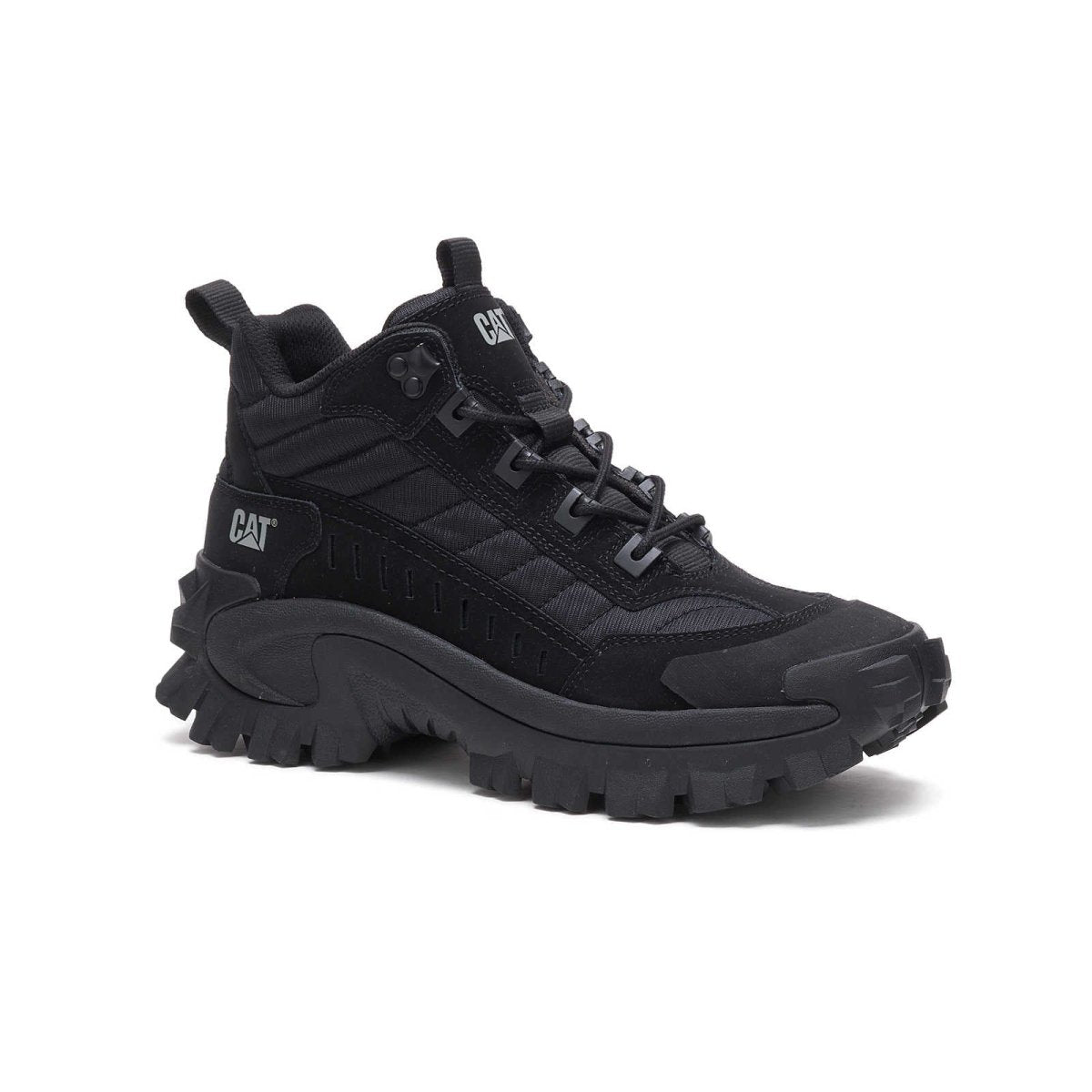 CATERPILLAR INTRUDER MID UNISEX SHOE (P110457) IN BLACK - TLW Shoes