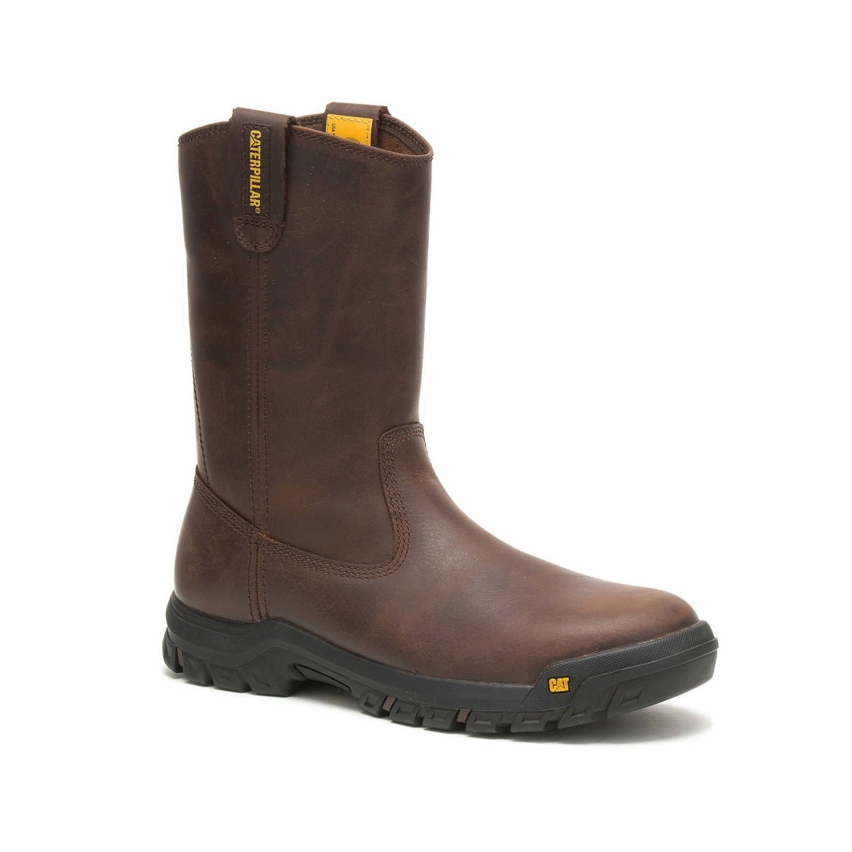 Caterpillar Drawbar Soft Toe Men's Work Boot (p51034) In Summer Brown - TLW Shoes