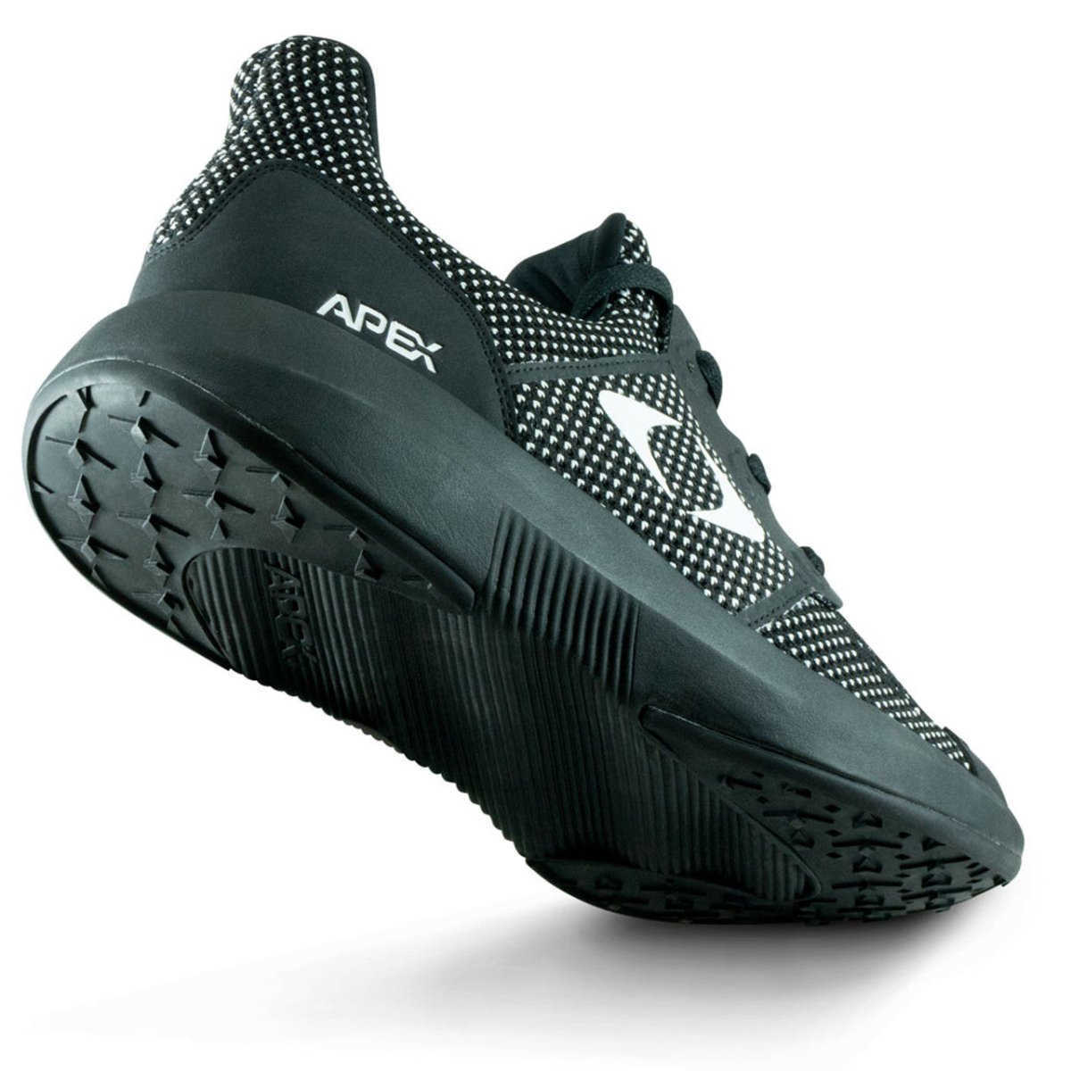APEX P7000W PERFORMANCE ATHLETIC WOMEN'S SNEAKER IN BLACK - TLW Shoes