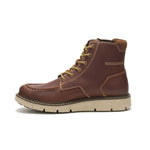 CATERPILLAR COVERT MEN'S BOOT (P725361) IN LEATHER BROWN - TLW Shoes