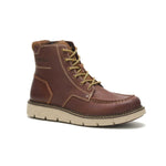 CATERPILLAR COVERT MEN'S BOOT (P725361) IN LEATHER BROWN - TLW Shoes